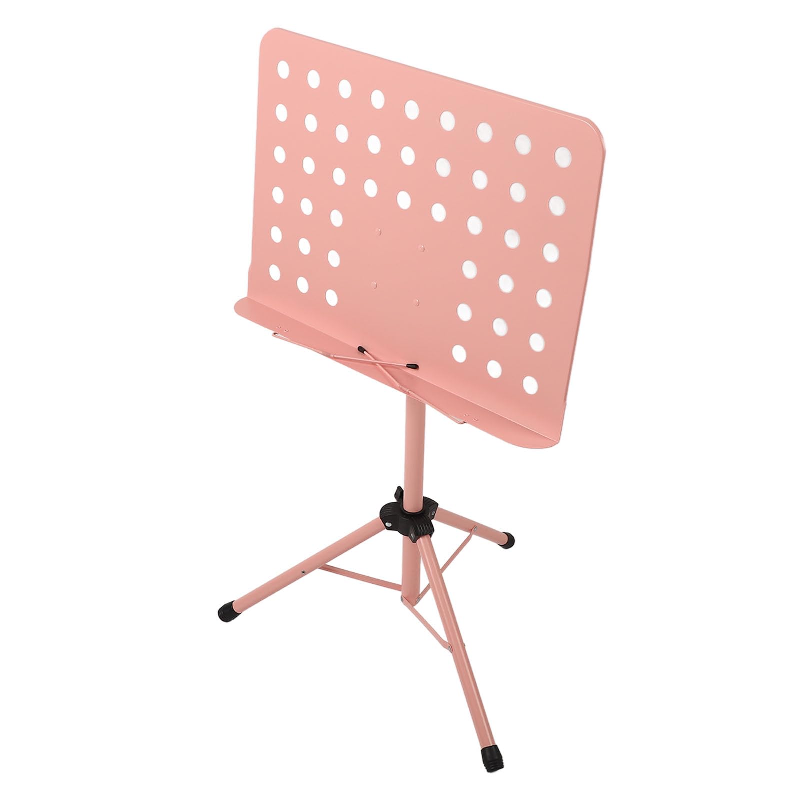 Fabater Leggio Portatile Pieghevole per Spartiti, Leggio Professionale Ad Altezza Regolabile per Orchestra di Violini e Chitarra, Robusto Supporto in Metallo ABS con Struttura Stabile, Facile da