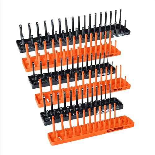 OEMTOOLS 22418 Socket Organizer Set, 6-Piece Holder Set Includes...