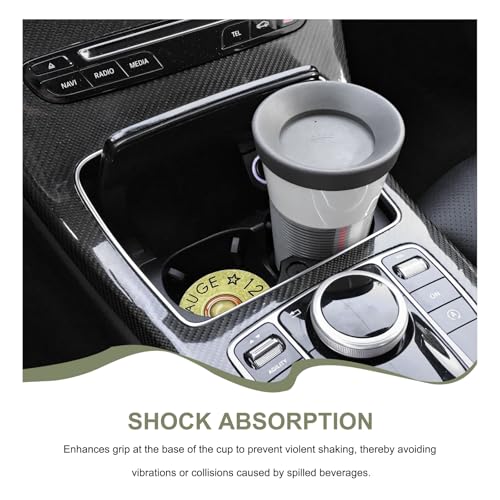 Portavasos para carro Sun Walker set 2 PCS cuero dorado miniatura 4