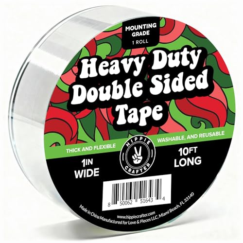 HIPPIE CRAFTER Strong Double Sided Tape Heavy Duty Wall Tape