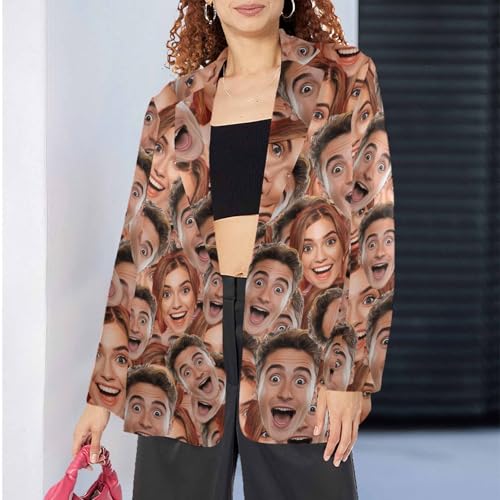 Custom Face Blazers for Men Women Personalized Jacket Blazer with Faces Customized Sport Coats with Faces4