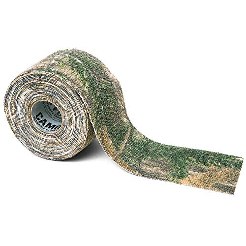 GEAR AID Camo Form Self-Cling and Reusable Camouflage Wrap, 2” x 144” Roll