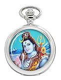 Lord Shiva Complet Hunter Poche Montre