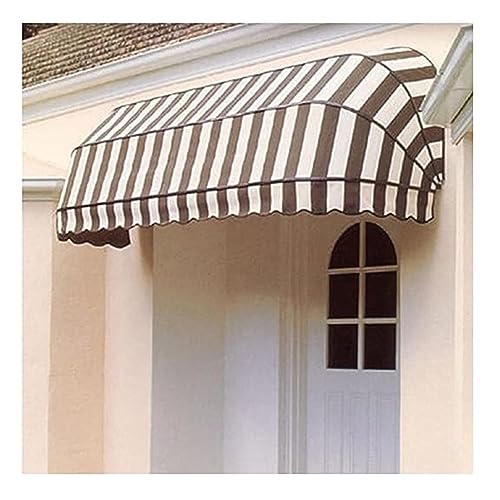 Store banne rétractable pour terrasse extérieur alu polyester marron