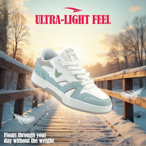 Image of ASIAN Mojo W-02 Women's Premium Sneakers with Soft Memory Foam Cushioning | Low-Top Style Sneakers, Lightweight Comfort, Durable Grip Sole & Casual Style for Girls