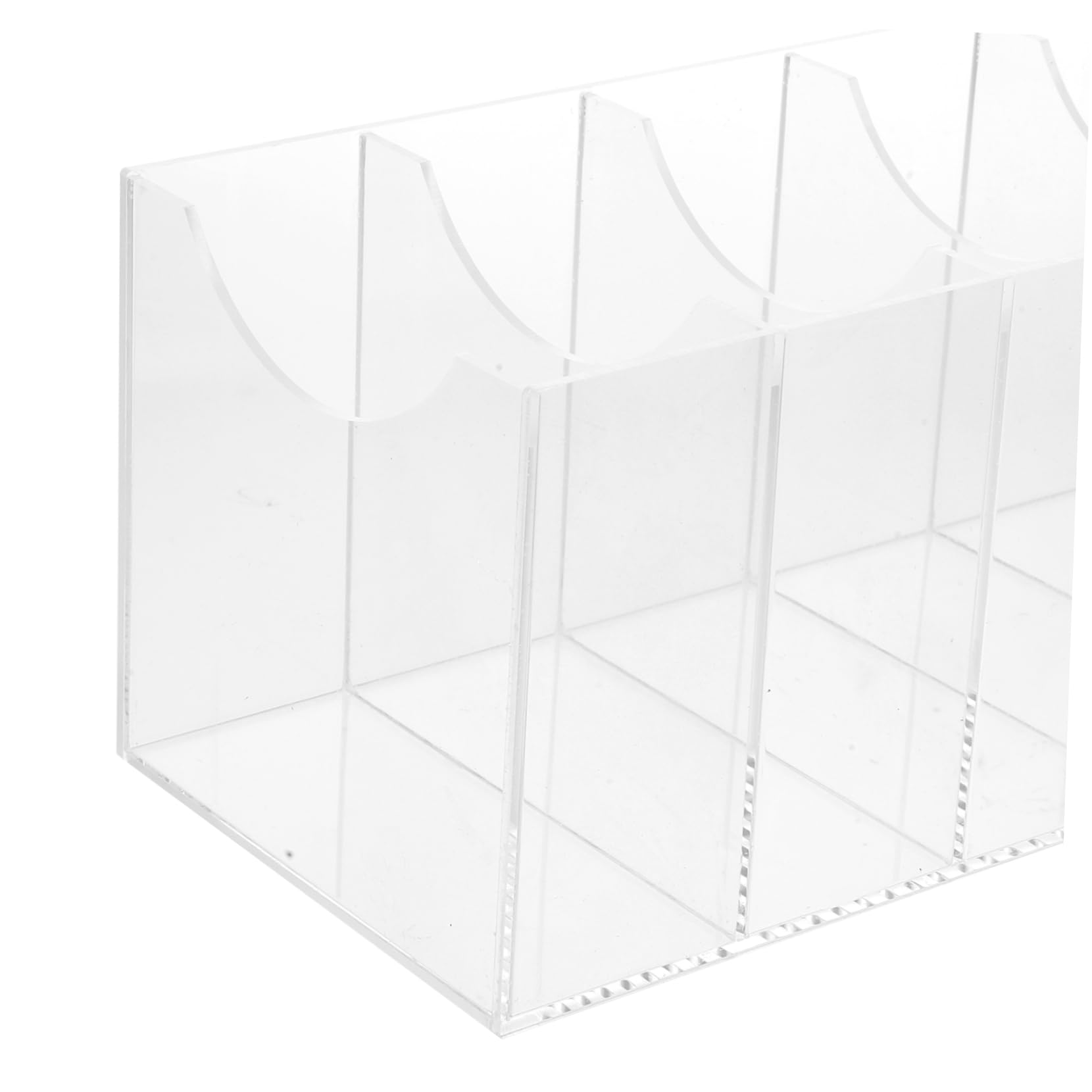 Cabilock 7gitter Transparenter Gürtel-Organizer Mit Fächern Aus Organizer Für Herren Aufbewahrungsbox Für Gürtel Displayhalter Für Schrank Für Krawatten Und Gürtelschnallen