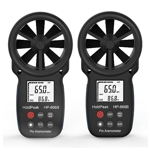 HoldPeak 866B Anemometer - 2 PCS