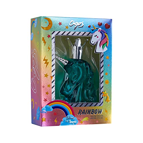 Oops Eau De Toilette – Rainbow 50ml | Magical Mix of Floral & Fruity Fragrance for All Day Freshness | Attractive Unicorn Shape Bottle | Daily Use Perfume For Girls | Ideal Gift For Unicorn Fans