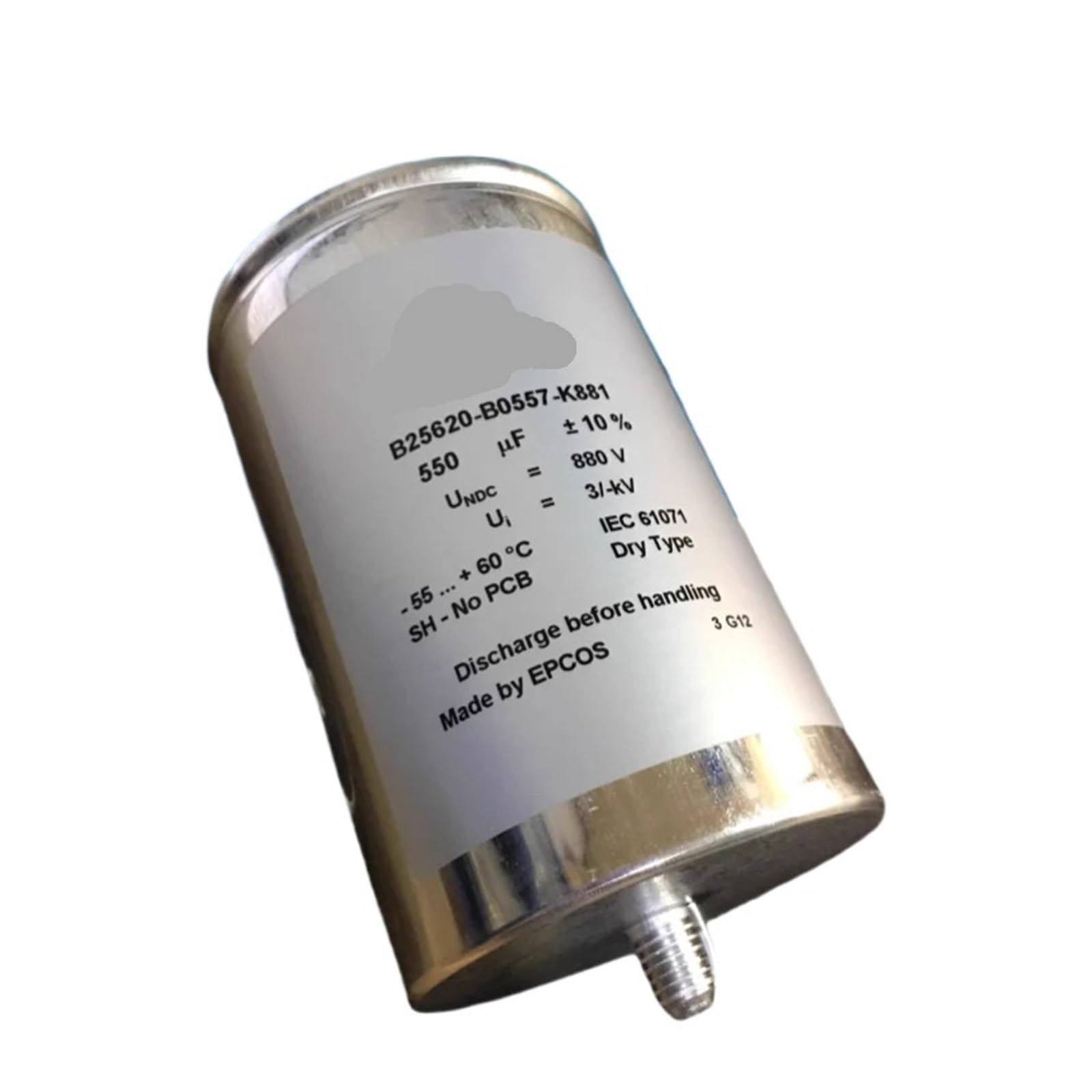 LEOTNNDQ 1PCS EPCOS B25620 550UF 880V 500uf 900V capacitor