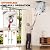 Ceiling Mount Attic Ladder, 12-Step Attic Ladder with Handrails, Retractable Pull Down Loft Stairs for Attic, Garage & Basement - 31.1 x 35 in Opening Size
