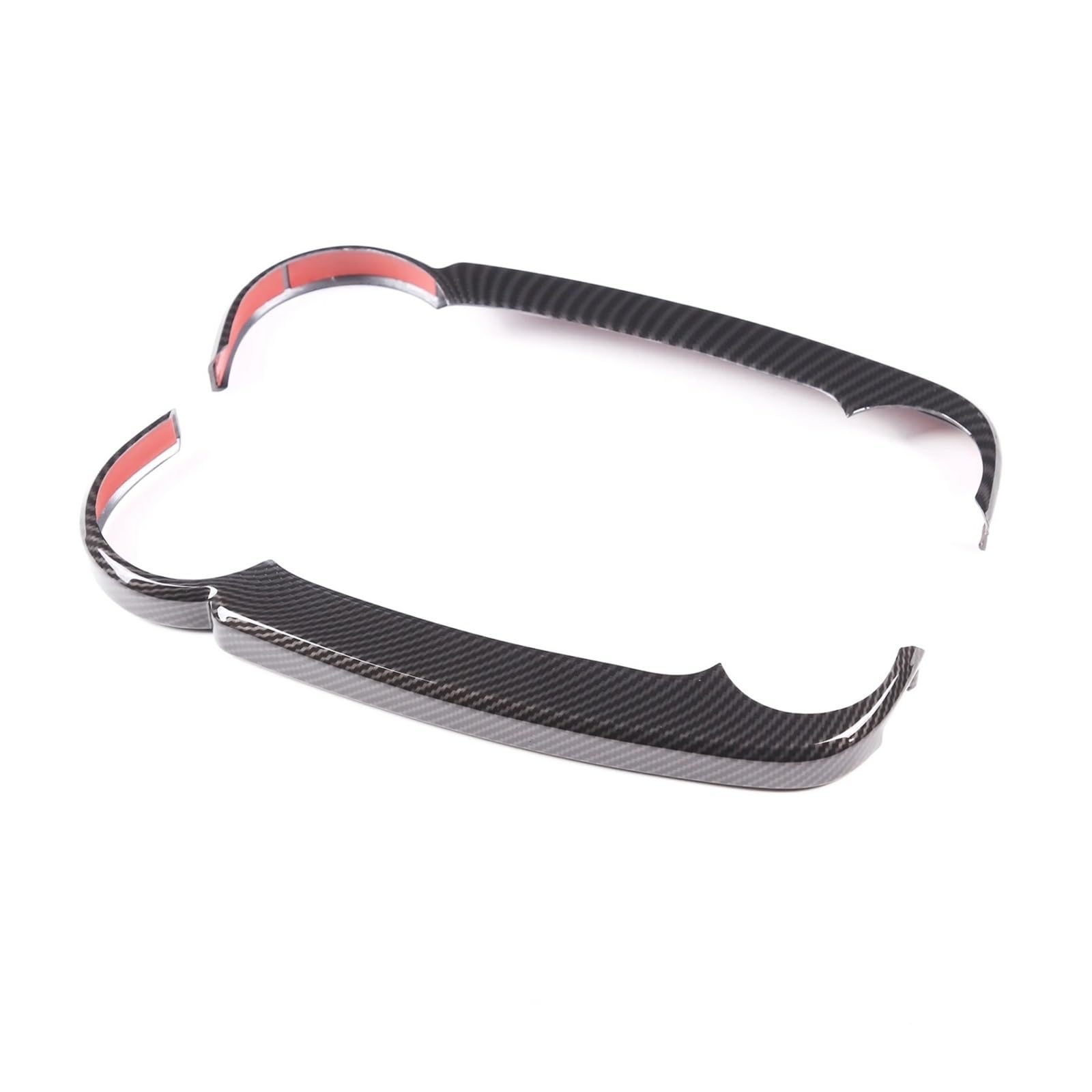 Car Interior Sticker Car Carbon Fiber ABS Navigation Side Decorative Strip Cover for Toyota for FJ for Cruiser 2007-2021