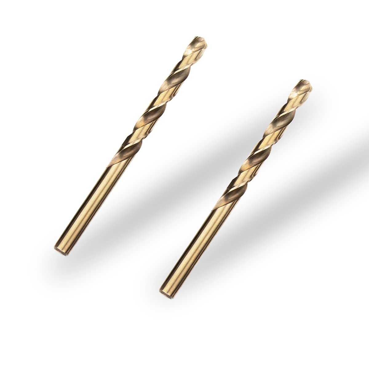 Meccion HSS profesjonalne wiertło do metalu szlifowane kobaltowe 2 szt. 7,0 mm wiertło spiralne do stali nierdzewnej i metalu