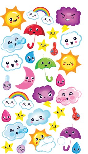EK Success Brands Sticko 302248 Stickers, Weather Repeats