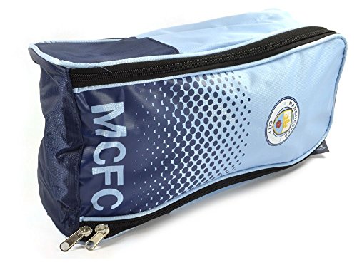 Sac à chaussures Manchester City F.C. noir pour crampons de football