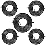 VIRTIONZ Rebar Tie Wire Reel 16 Gauge | Approx. 330 ft Length Roll | Great for Securing Rebar| Black Annealed Industrial Grade Steel (5)