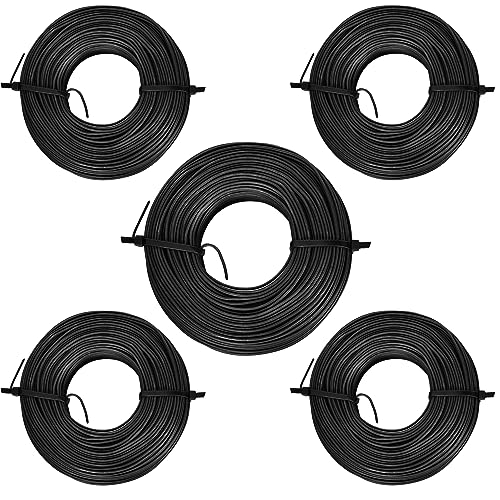 VIRTIONZ Rebar Tie Wire Reel 16 Gauge | Approx. 330 ft Length Roll | Great for Securing Rebar| Black Annealed Industrial Grade Steel (5)