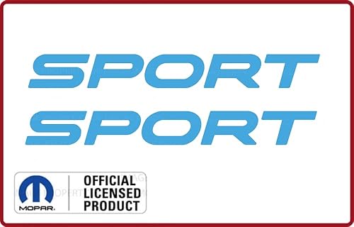 Miniatura 27 de Decal Mods Fender Sport - Logotipo lateral pequeño para Jeep Wrangler TJ (2004-2006) (juego de 2) negro mate CBM SJ5K4