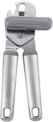 Farberware Abrelatas profesional de acero inoxidable, 7.36 pulgadas, gris