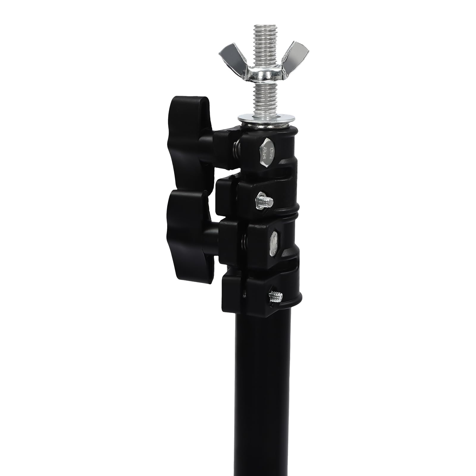 2x3m Support de Fond Photo, Support de Fond Réglable avec Base Triangulaire, 3 Pinces et 1 Sac, Réglable de 3m de Large, pour Studio, Diffusion en Direct et Mariage