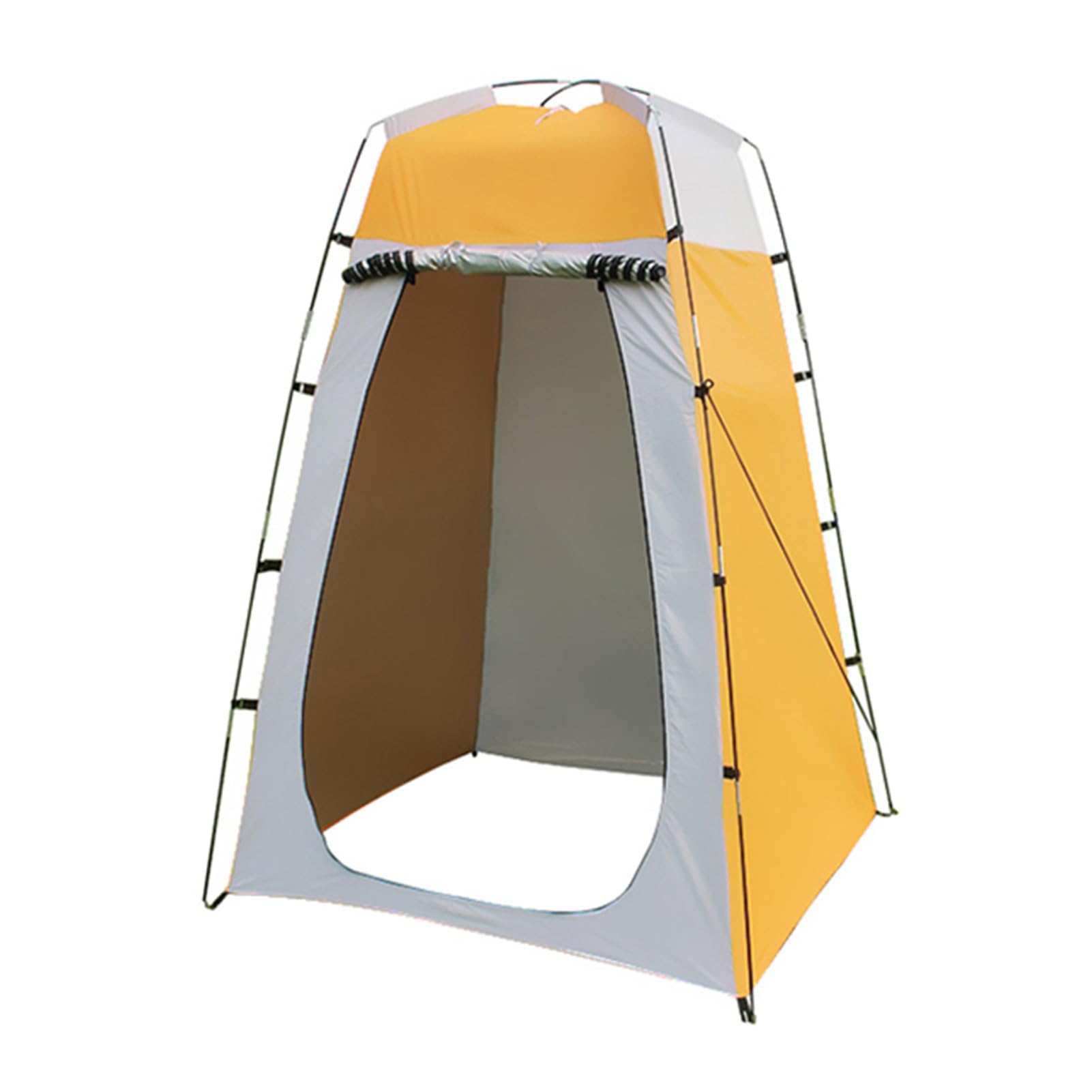 Horett Camping Tent for Shower 6FT Privacy Changing Room for Camping Biking Toilet Shower Beach (Yellow)
