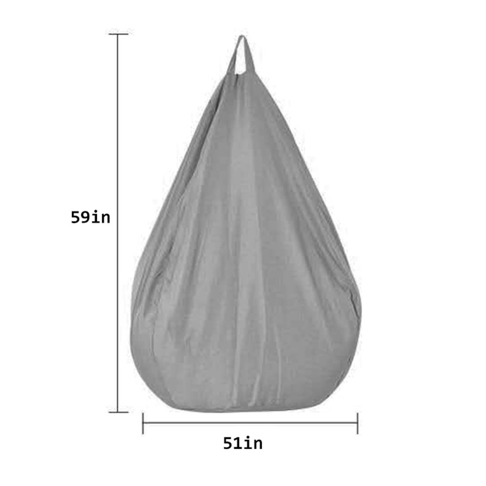 TOWINE Couch Lazy Sofa Bean Bag Single Sofa Creative Removable and Washable Bedroom Single Small Sofa Leisure Chair Lounge Chair for Bedroom Living Room (Color : C, Size : 51 * 51 * 59in)