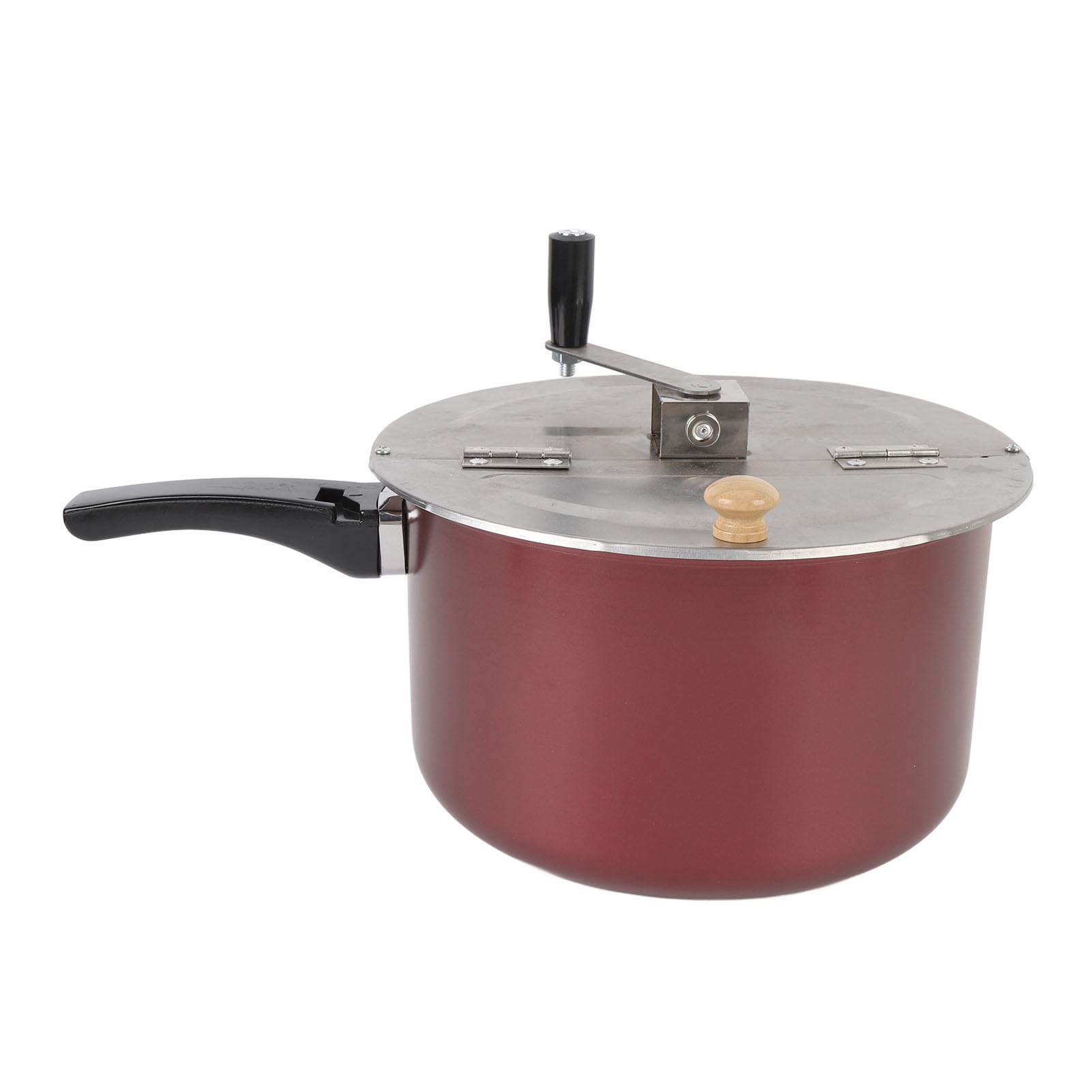 KIMISS Máquina para Hacer Palomitas de Maíz de Acero Inoxidable, Pequeños Electrodomésticos Manuales, Máquina para Hacer Estufas, Deliciosa Casera, Estufa de Gas, Cocina de Inducción, Compatible con