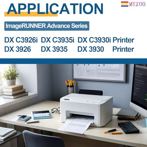 Image of MEZOO GPR66 GPR-66 Toner Cartridge 5753C003AA 5754C003AA 5755C003AA 5756C003AA Compatible for Canon ImageRUNNER Advance DX C3926i DX C3935i DX C3930i DX 3926 DX 3935 DX 3930 Printer