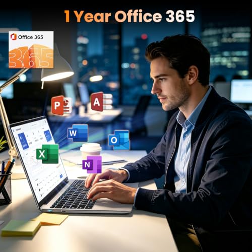 Image of 15.6 inch FHD IPS Student Laptop, AI Assistant Included, Office 365