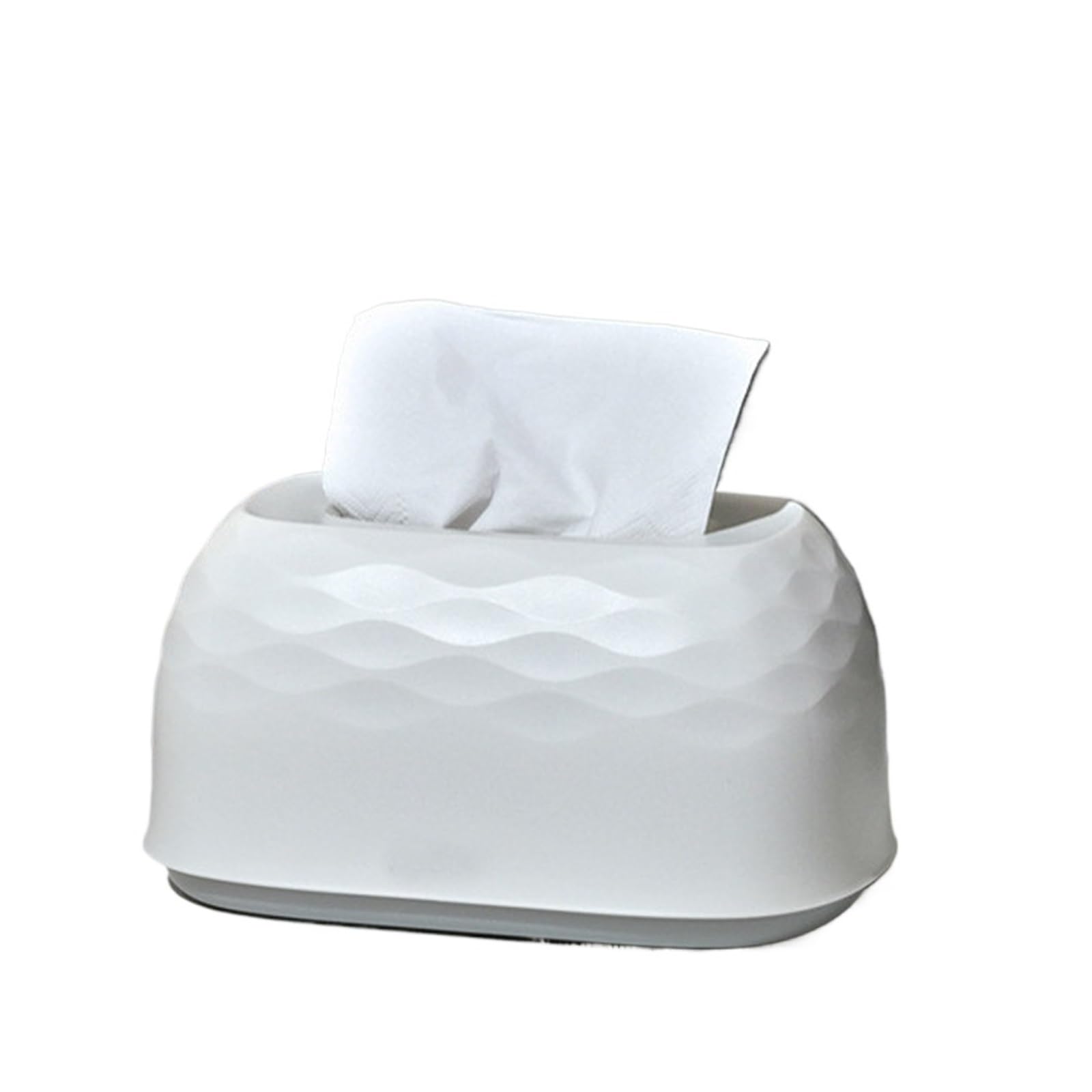 Tissue Box Tissue Box Storage Case Facial Holder Desktop Dispenser Household White Paper Towel