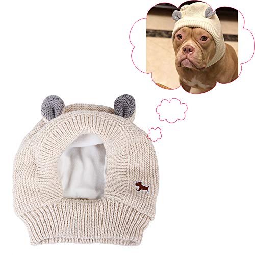 DELIFUR Cappello a maglia per cani di taglia media...