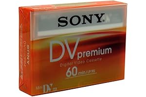 Sony DVM60PRL Premium Blank Mini Cassette Tapes