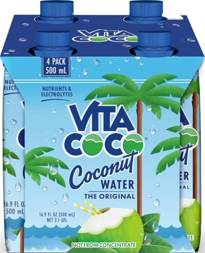 Image of Vita Coco Coconut Water, Original, 16.9 Oz (Pack of 4)