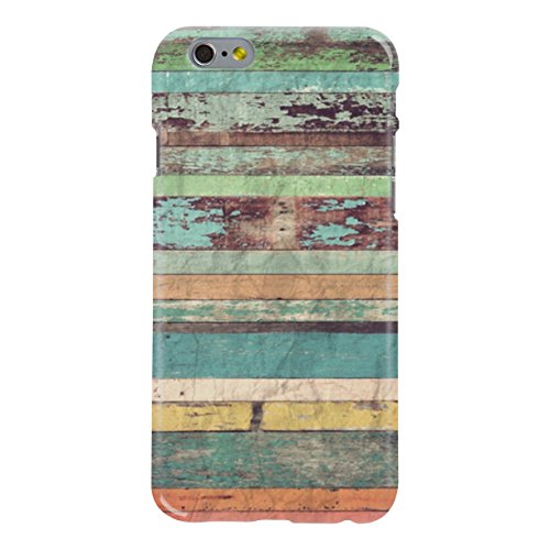 iPhone 6S/6 Case, Colorful Wood Texture Hard Case Cover for iPhone 6S/6 (4.7 inches)