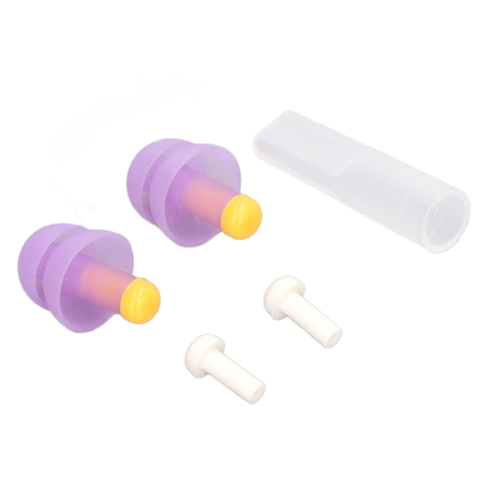 Sleep Ear Plugs, Reusable Silicone Noise Cancelling Airplane Ear Plugs Travel Ear Plugs Shower Ear Plugs for Sleeping Work Concert Swimming