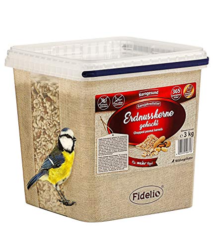 Preisvergleich Produktbild Fidelio Wildvogelfutter, gehackte Erndusskerne, 3 kg