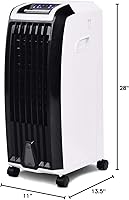 Vista 8 de Aire acondicionado, enfriador portátil con ventilador y humidificador