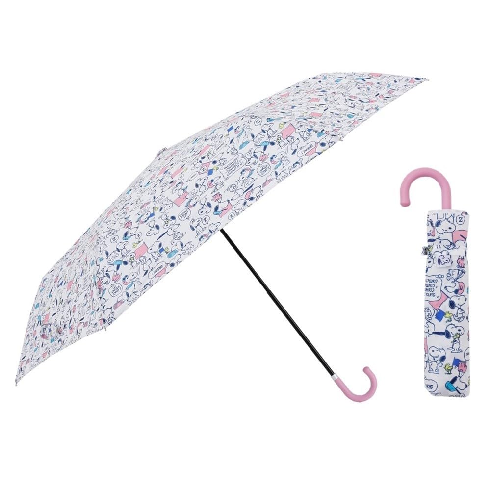 スヌーピー ピーナッツ 折りたたみ傘 ピンク レトロ ヴィンテージ 傘