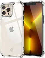Gshield Capa Case Capinha Clear Proof Anti-impacto com Quinas Reforçadas (Transparente, iPhone 14 Pro)
