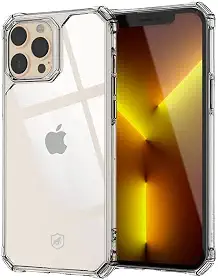 Gshield Capa Case Capinha Clear Proof Anti-impacto com Quinas Reforçadas (Transparente, iPhone 14 Pro)