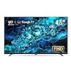 FPD 43 Inch Smart TV, Google TV with Google Cast, Dolby Audio 1080p Full HD Flat Screen LED Television, HDR 10, Voice Remote, Ultra Thin Stream Live TVs for Home Office