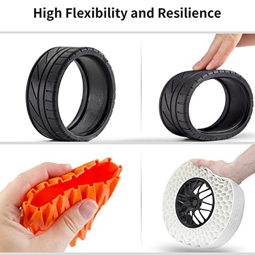 Image of GIANTARM TPU Filament 1.75mm Flexible Soft 3D Printer Consumables Blue,95A 1kg Spool (2.2 lbs.), Dimensional Accuracy + /- 0.05 mm