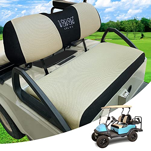 10L0L Fundas para Asiento de Carrito de Golf, fácil instalación con Protector de Asiento de Banco de poliéster, Accesorios universales para Club Car DS/Precedent/Yamaha Cover