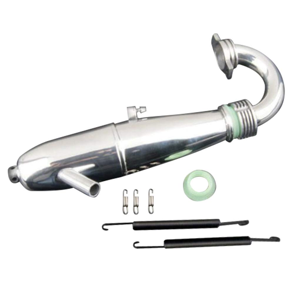 B Baosity Tuyau D'échappement De Mise à Niveau en Aluminium pour La Voiture De HSP Hobao HPI VX GO 1: 8 échelle 1/8 RC