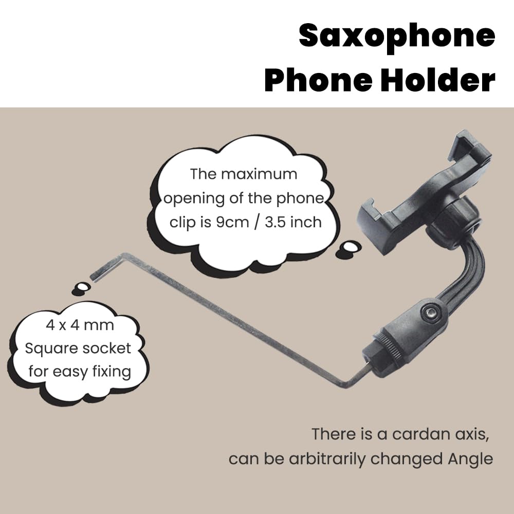 Belcanto PF-1415 telefoonhouder voor lyra (harpje