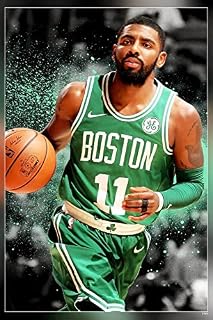 PosterHub Kyrie Irving Boston Celtics Basketball Poster Reprint Matte Finish 12 x 18 Inches (Multicolour) - Unframed