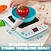 JOYIN Toy Food Set for Kids Kitchen, Pretend Play for Toddlers 1-3, Play Kitchen Appliances with Pots, Pans, Induction Cooker, Cutting Vegetables, Fake Food, Gift for Boys and Girls, Cooking Toy Set