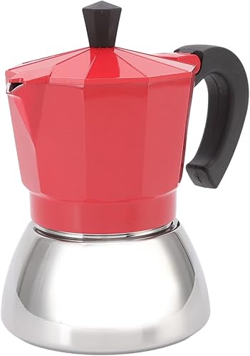 Miniatura 8 de Topyond Moka - Cafetera de acero inoxidable, cafeteras de campamento, 3 tazas para café italiano y cubano, 19.8 onzas