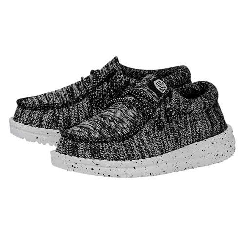 Image of HEYDUDE Boy's Wally Youth Multiple Colors | Boy's Shoes | Boy's Lace Up Loafers | Comfortable & Light-Weight