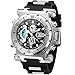 SIBOSUN Orologio sportivo digitale da uomo, impermeabile, sportivo, multifunzione, con allarme, LED, cronometro casual, 3. argento., cinturino