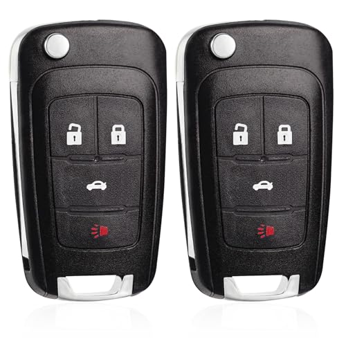 Llave de coche para Chevy Camaro, Sonic e Impala, mando a distancia OHT01060512 en juego doble.